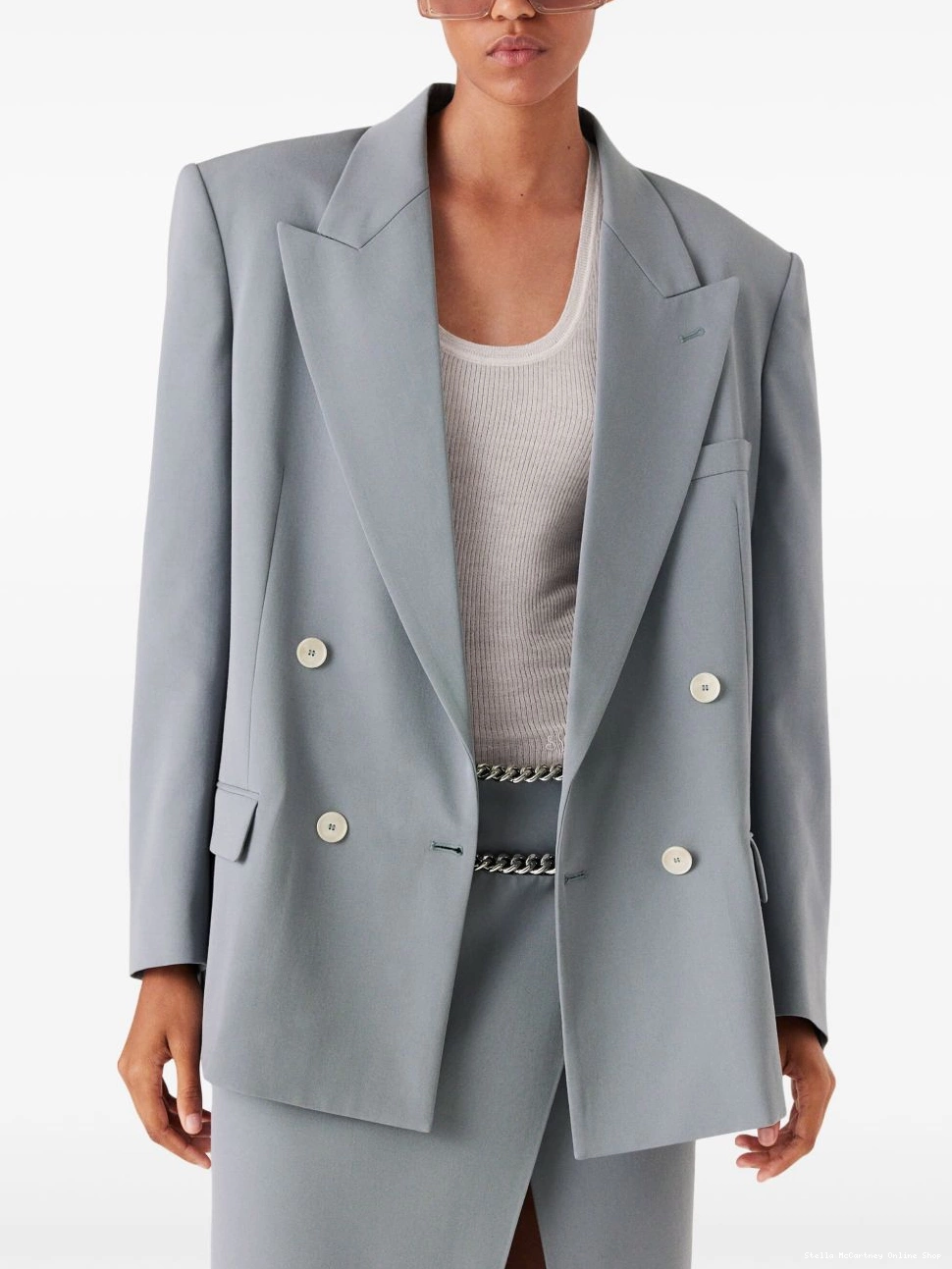 Cheap Women double-breasted blazer McCartney Stella 0713